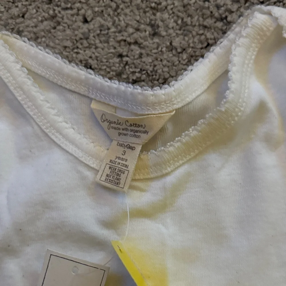 GAP Kids Hedgehog Pajama Set - White and Pink